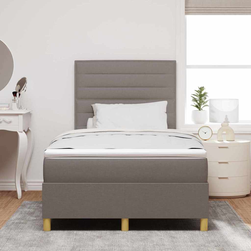 Letto a Sorgente LED con materasso Talpa 120 x 190 cm Tessuto | homemem39