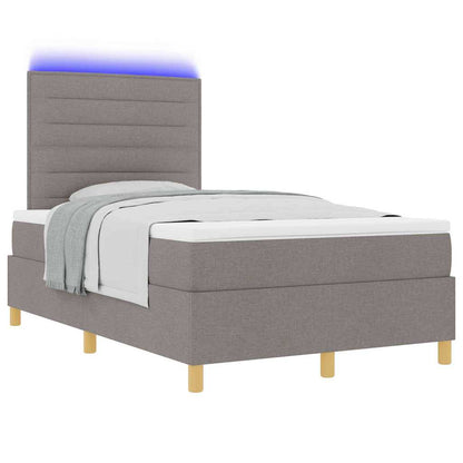 Letto a Sorgente LED con materasso Talpa 120 x 200 cm Tessuto | homemem39