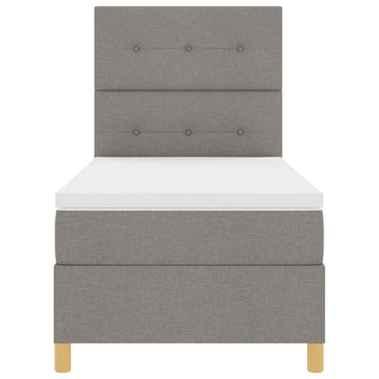 Letto a Sorgente LED con testiera Talpa 100 x 200 cm Tessuto | homemem39