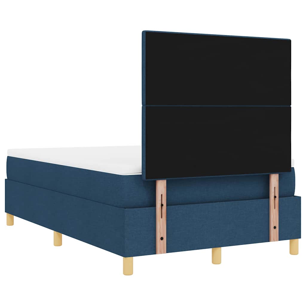 Letto a Sorgente LED con testiera Blu 120 x 200 cm Tessuto | homemem39