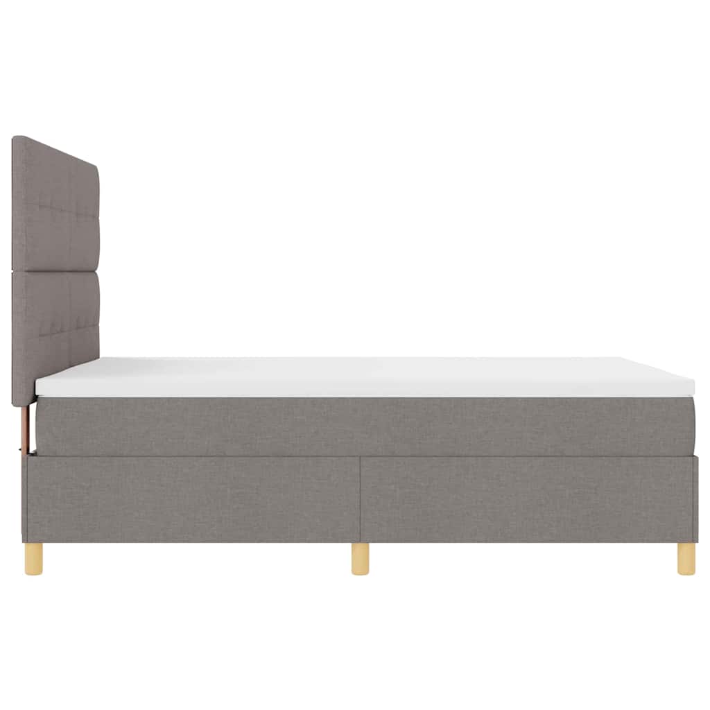 Letto a Sorgente LED con testiera Talpa 140 x 190 cm Tessuto | homemem39