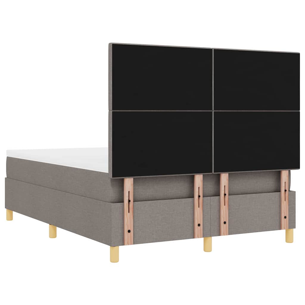 Letto a Sorgente LED con testiera Talpa 140 x 200 cm Tessuto | homemem39