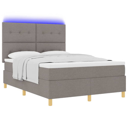 Letto a Sorgente LED con testiera Talpa 160 x 200 cm Tessuto | homemem39