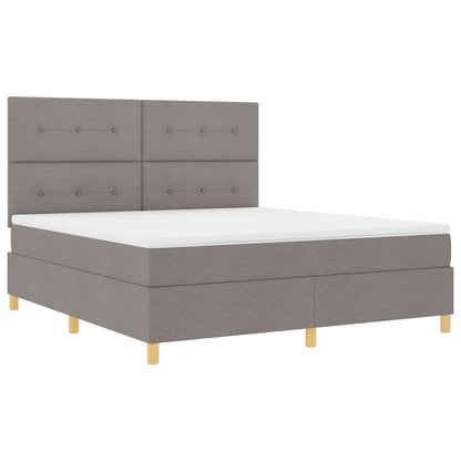Letto a Sorgente LED con testiera Talpa 180 x 200 cm Tessuto | homemem39
