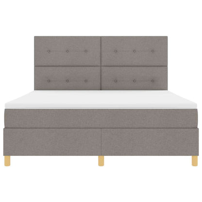 Letto a Sorgente LED con testiera Talpa 180 x 200 cm Tessuto | homemem39
