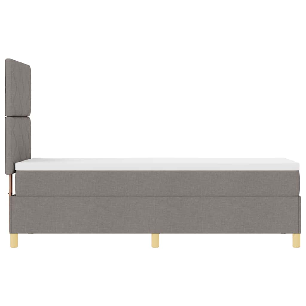 Letto a Sorgente LED con testiera Talpa 80 x 200 cm Tessuto | homemem39