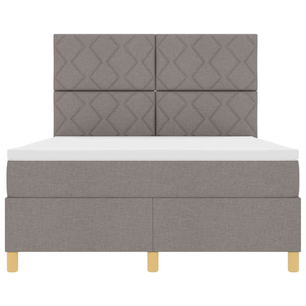 Letto a Sorgente LED con testiera Talpa 160 x 200 cm Tessuto | homemem39