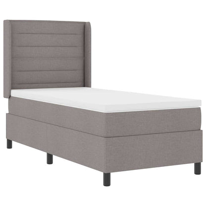 Letto a Sorgente LED con materasso Talpa 100 x 200 cm Tessuto | homemem39