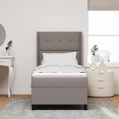 Letto a Sorgente LED con testiera Talpa 100 x 200 cm Tessuto | homemem39