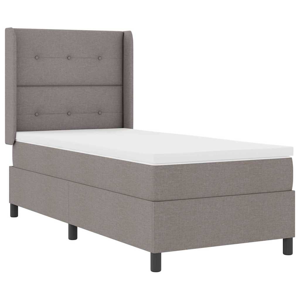 Letto a Sorgente LED con testiera Talpa 100 x 200 cm Tessuto | homemem39