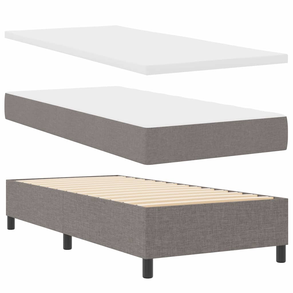 Letto a Sorgente LED con testiera Talpa 100 x 200 cm Tessuto | homemem39