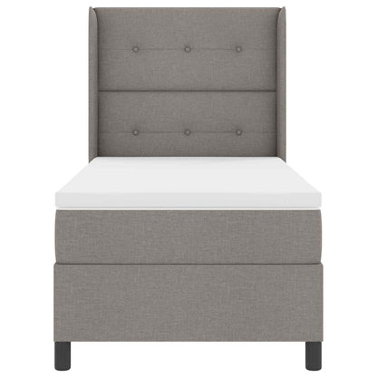 Letto a Sorgente LED con testiera Talpa 100 x 200 cm Tessuto | homemem39