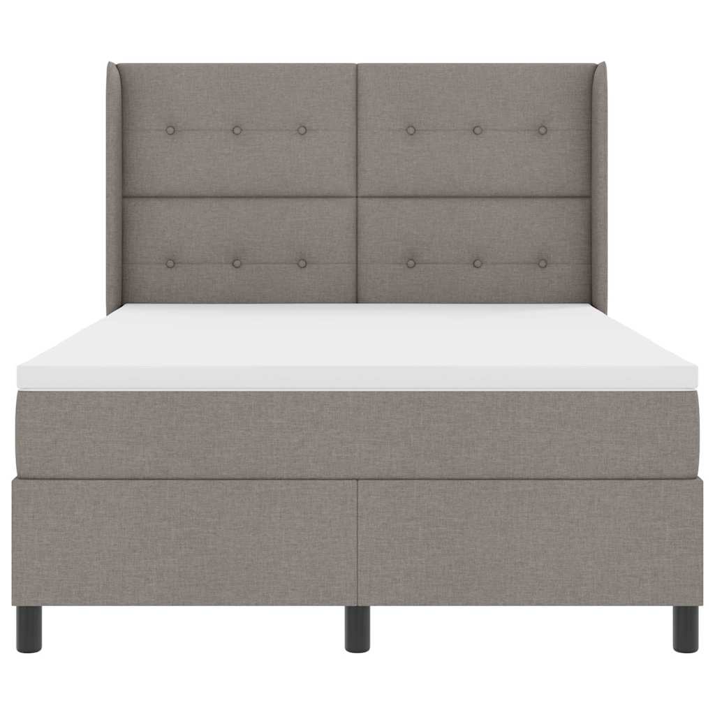 Letto a Sorgente LED con testiera Talpa 140 x 190 cm Tessuto | homemem39