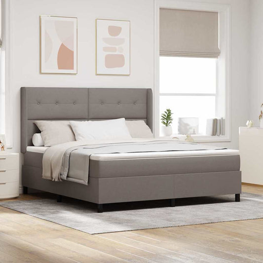 Letto a Sorgente LED con testiera Talpa 180 x 200 cm Tessuto | homemem39