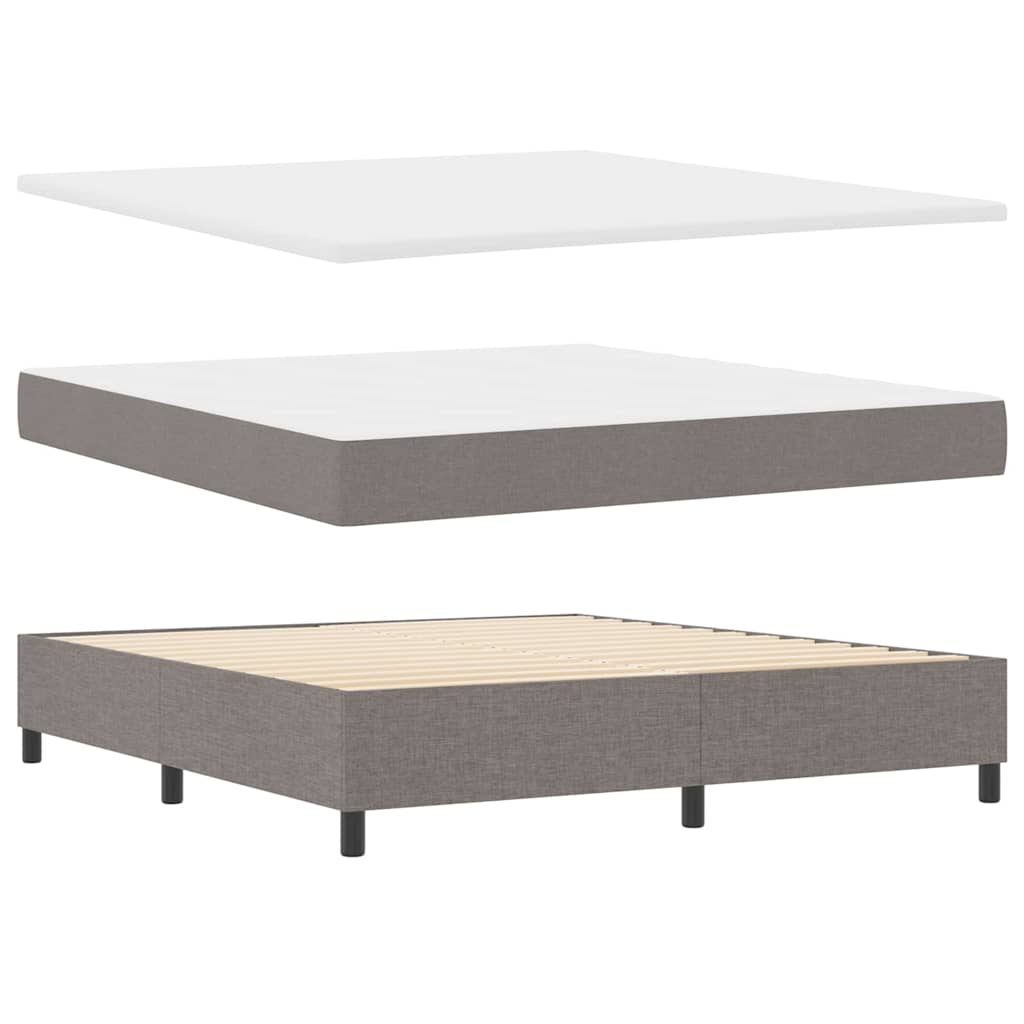 Letto a Sorgente LED con testiera Talpa 180 x 200 cm Tessuto | homemem39