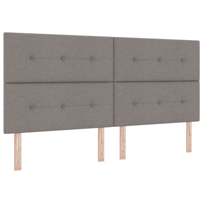Letto a Sorgente LED con testiera Talpa 200 x 200 cm Tessuto | homemem39