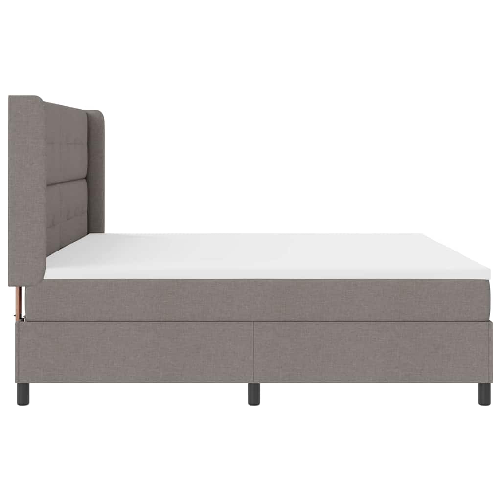 Letto a Sorgente LED con testiera Talpa 200 x 200 cm Tessuto | homemem39