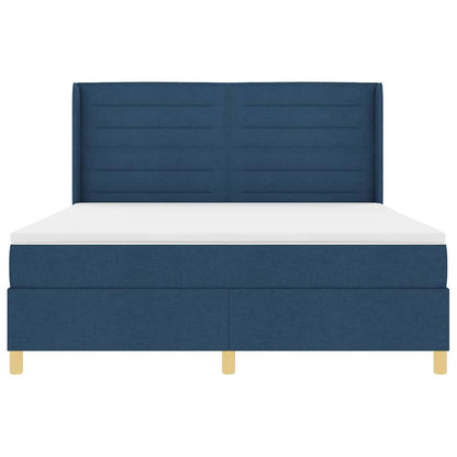 Letto a molle con strisce LED Blu 180 x 200 cm Tessuto | homemem39