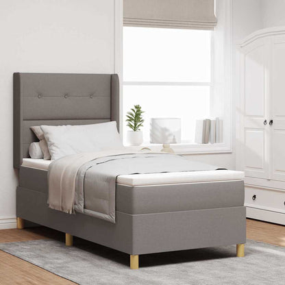 Letto a molle con strisce LED Talpa 100 x 200 cm Tessuto | homemem39