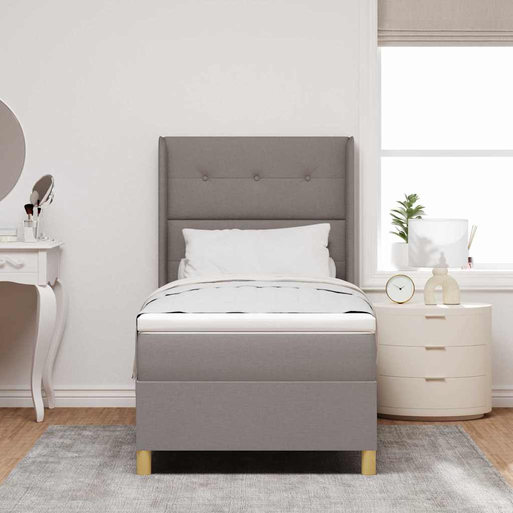 Letto a molle con strisce LED Talpa 100 x 200 cm Tessuto | homemem39
