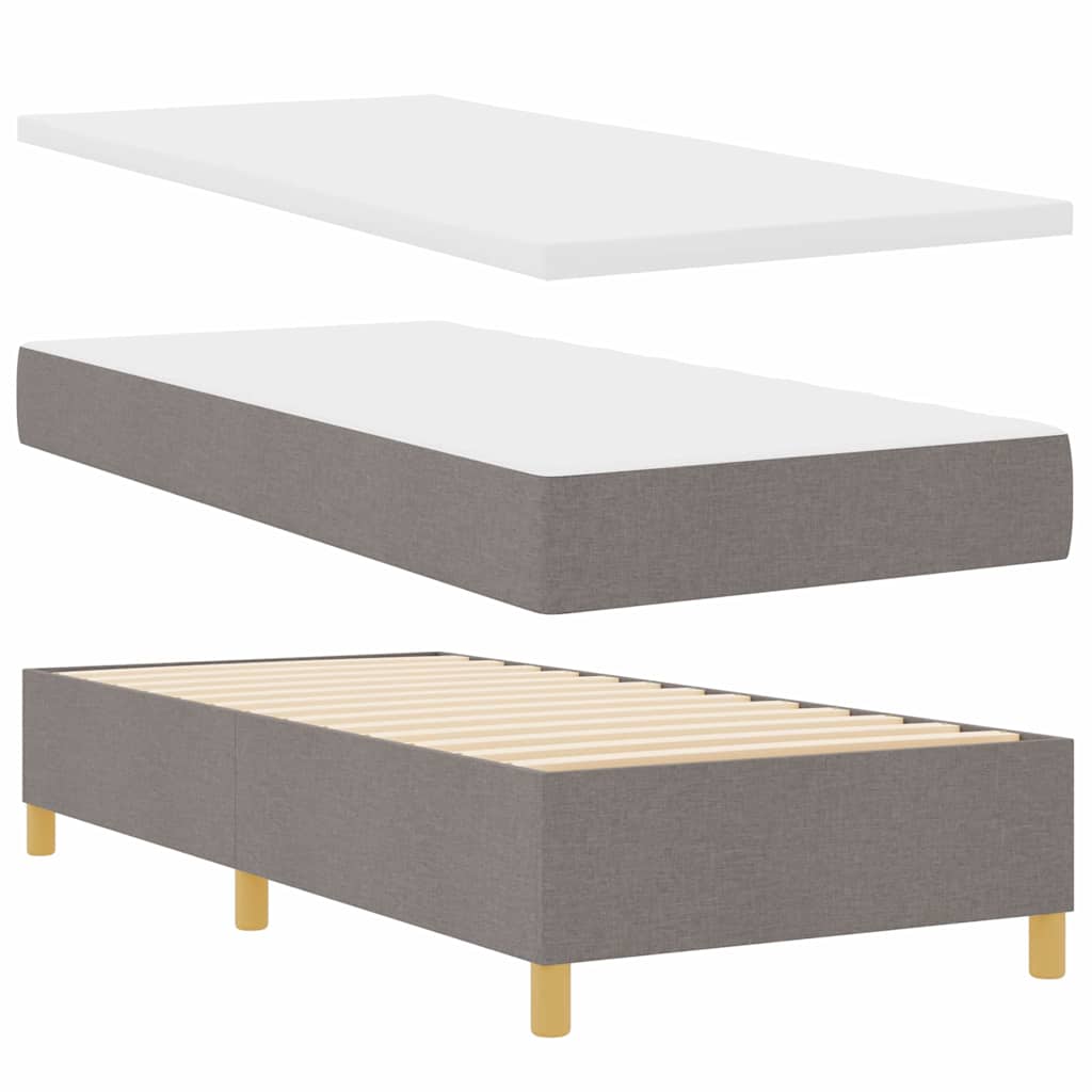 Letto a molle con strisce LED Talpa 100 x 200 cm Tessuto | homemem39