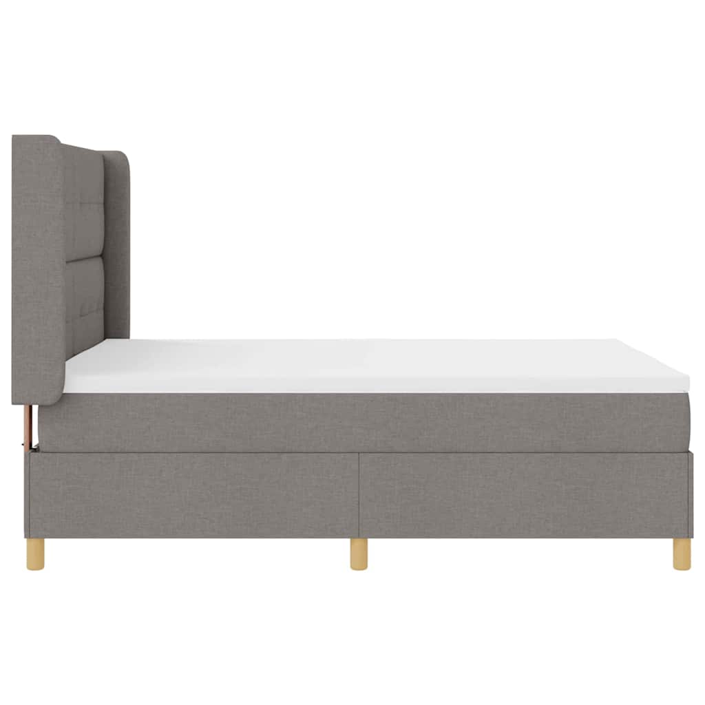 Letto a molle con strisce LED Talpa 140 x 190 cm Tessuto | homemem39