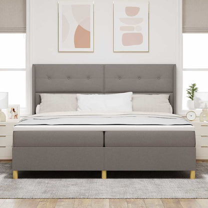 Letto a molle con strisce LED Talpa 200 x 200 cm Tessuto