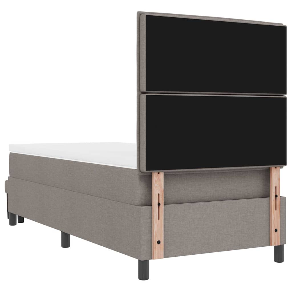 Letto a molle con testiera Talpa 100 x 200 cm Tessuto | homemem39