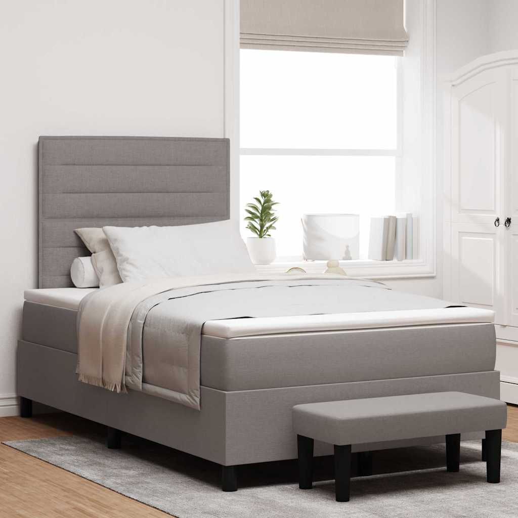 Letto a molle con testiera Talpa 120 x 190 cm Tessuto | homemem39