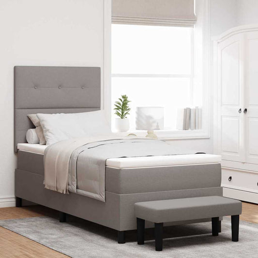 Letto a molle con testiera Talpa 80 x 200 cm Tessuto | homemem39