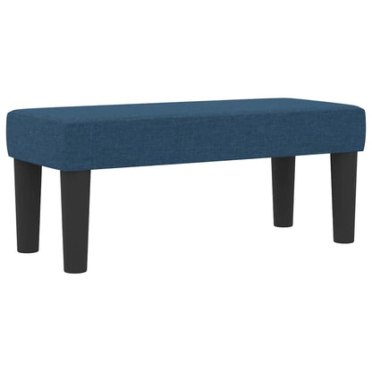 Letto a molle con testiera Blu 80 x 200 cm Tessuto | homemem39