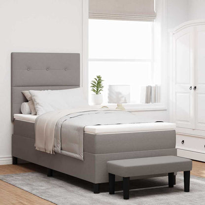 Letto a molle con testiera Talpa 100 x 200 cm Tessuto