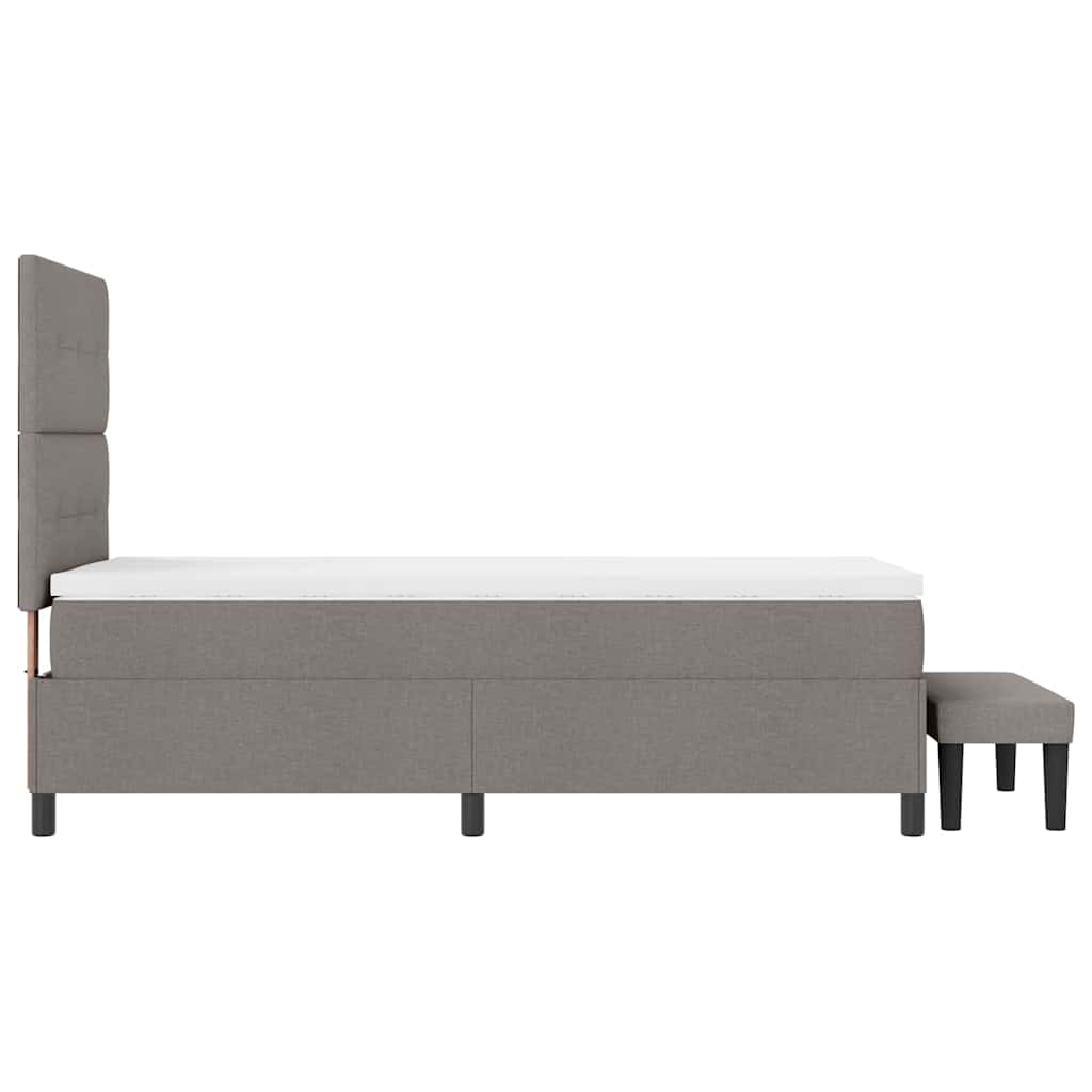 Letto a molle con testiera Talpa 100 x 200 cm Tessuto | homemem39