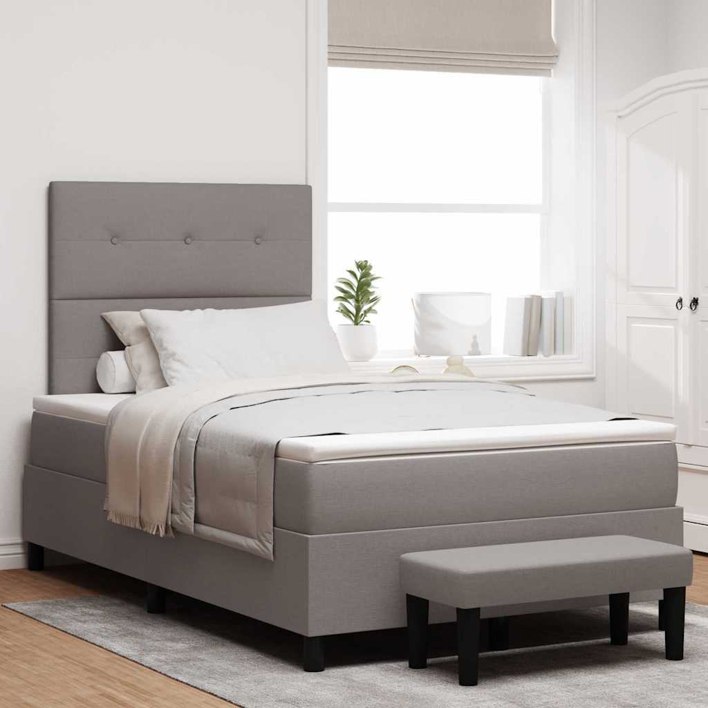 Letto a molle con testiera Talpa 120 x 200 cm Tessuto