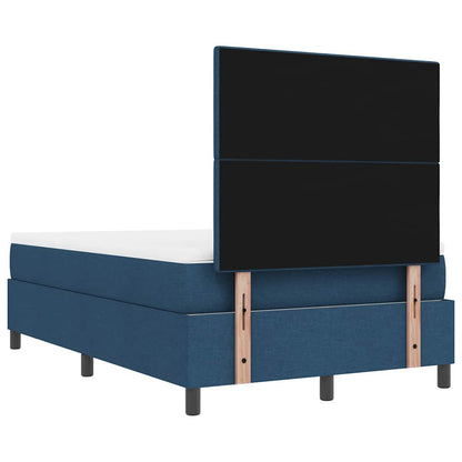 Letto a molle con testiera Blu 120 x 200 cm Tessuto | homemem39