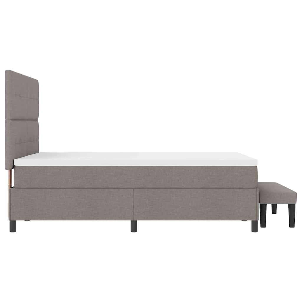 Letto a molle con testiera Talpa 140 x 190 cm Tessuto | homemem39