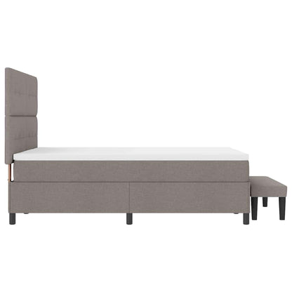 Letto a molle con testiera Talpa 140 x 190 cm Tessuto | homemem39