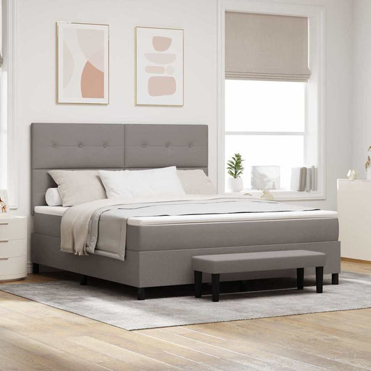 Letto a molle con testiera Talpa 180 x 200 cm Tessuto | homemem39