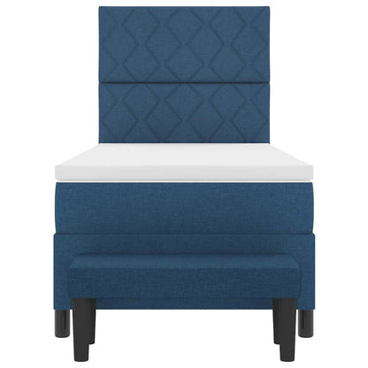 Letto a molle Blu 100 x 200 cm Tessuto & Legno multistrato - homemem39