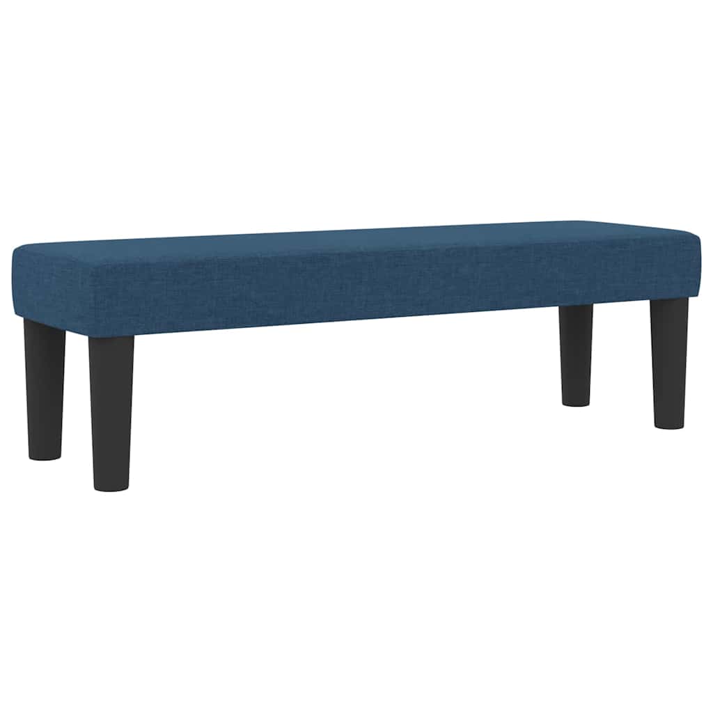 Letto a molle con cuscino con testiera Blu 120 x 190 cm Tessuto | homemem39