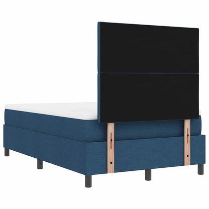 Letto a molle con testiera Blu 120 x 200 cm Tessuto | homemem39