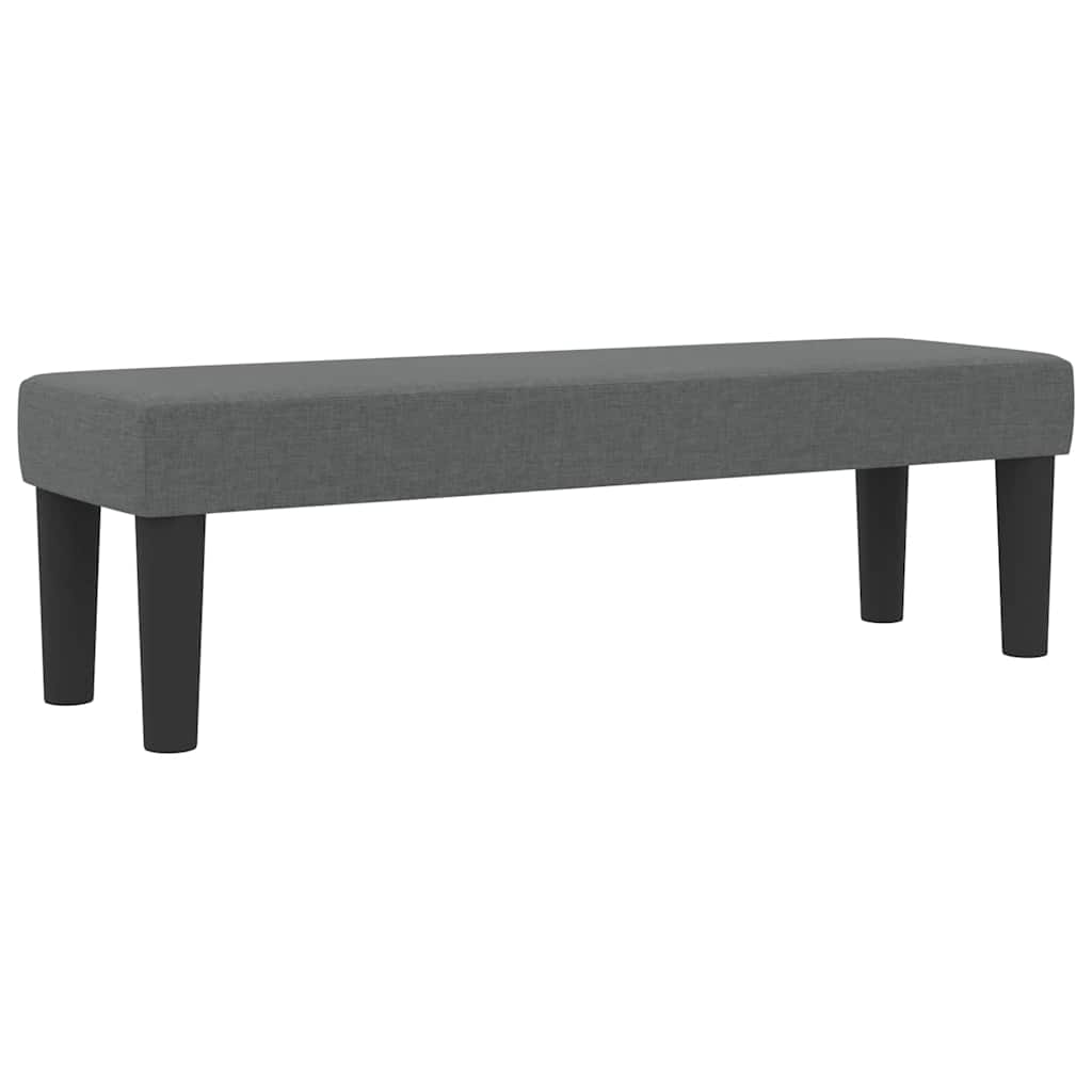 Letto a molle con testiera Grigio scuro 140 x 190 cm Tessuto | homemem39