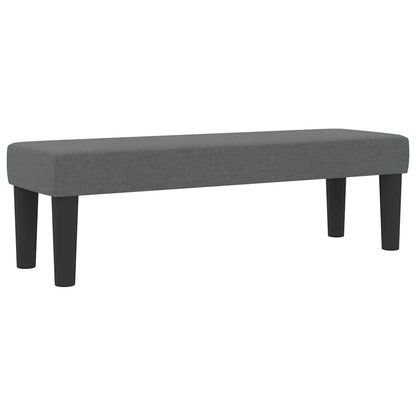 Letto a molle con testiera Grigio scuro 140 x 190 cm Tessuto | homemem39