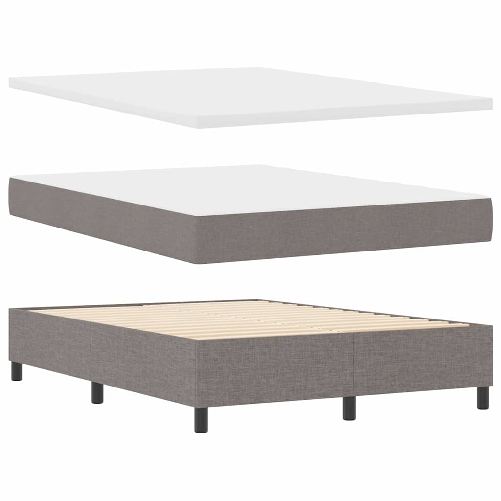 Letto a molle con testiera Talpa 140 x 190 cm Tessuto