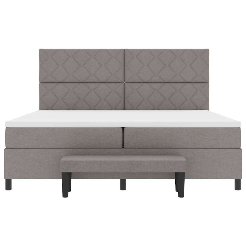 Letto a molle Talpa 200 x 200 cm Tessuto & Legno multistrato - homemem39