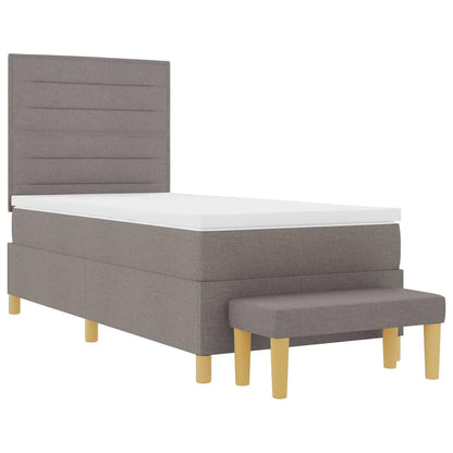Letto a molle con testiera Talpa 200 x 90 cm Tessuto | homemem39