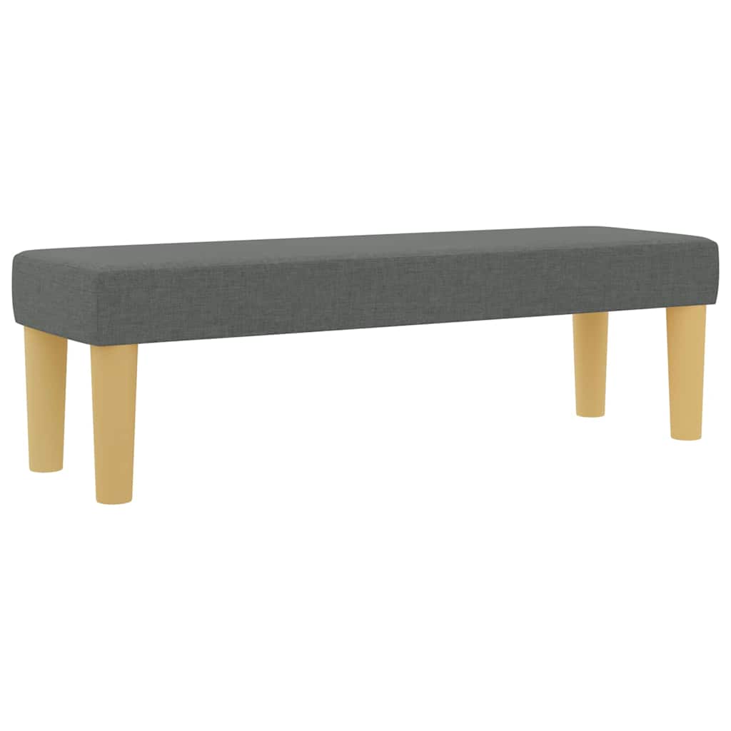 Letto a molle con testiera Grigio scuro 190 x 120 cm Tessuto | homemem39