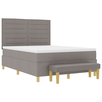 Letto a molle con testiera Talpa 190 x 140 cm Tessuto | homemem39