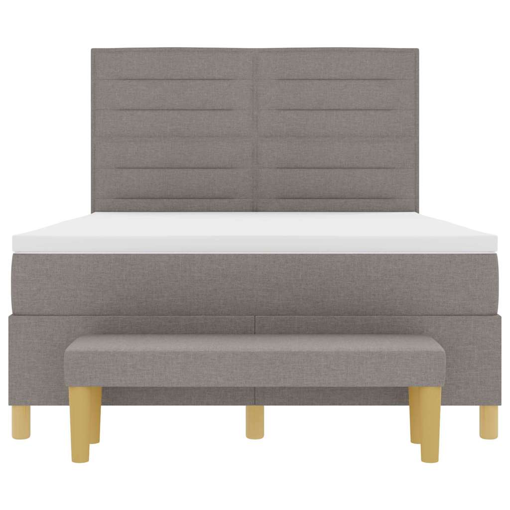Letto a molle con testiera Talpa 190 x 140 cm Tessuto | homemem39