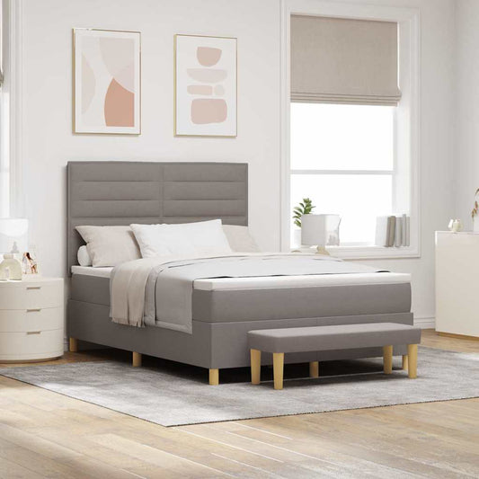 Letto a molle con testiera Talpa 200 x 140 cm Tessuto | homemem39